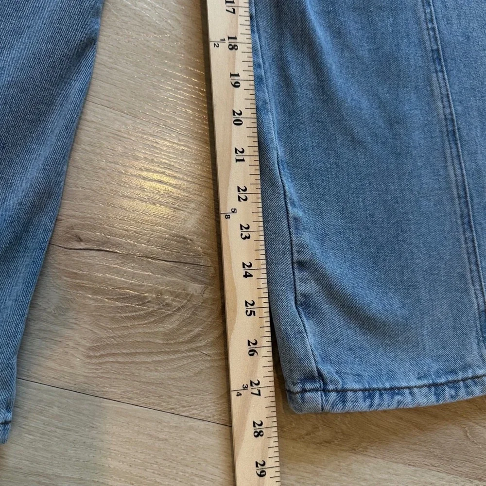 Chelsea & Violet Girls Wide Leg Cargo Jeans Light Wash Streetwear Baggy Skater